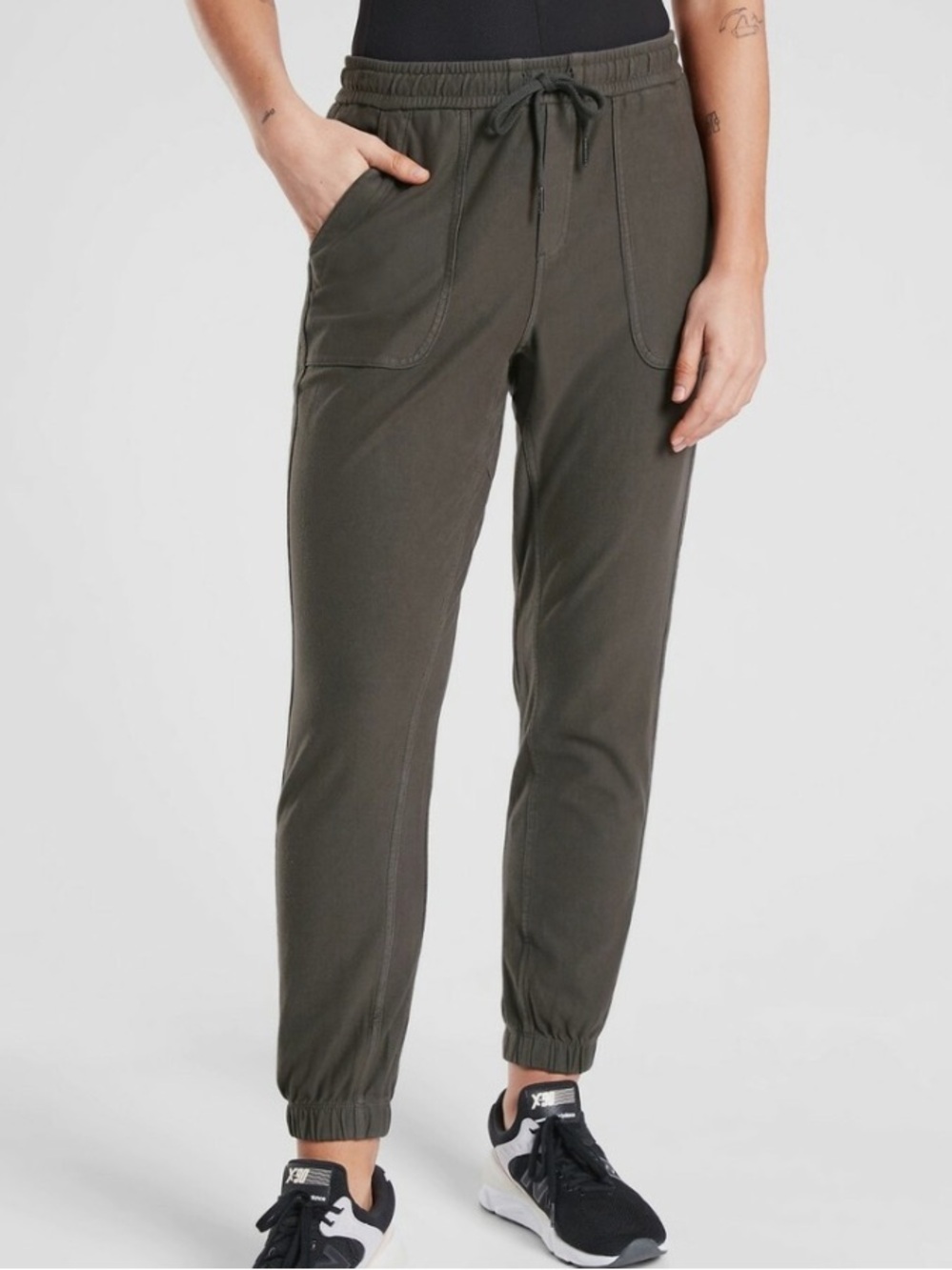 Athleta farallon  Green Drawstring Joggers